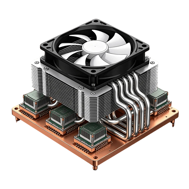 マルチ CPU 統合サーバー ヒートシンク